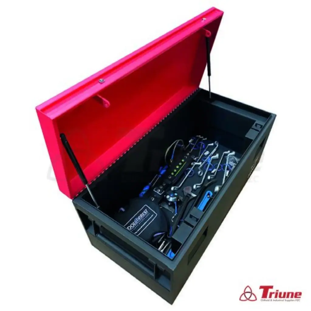Job site tool box photographed for Triune.